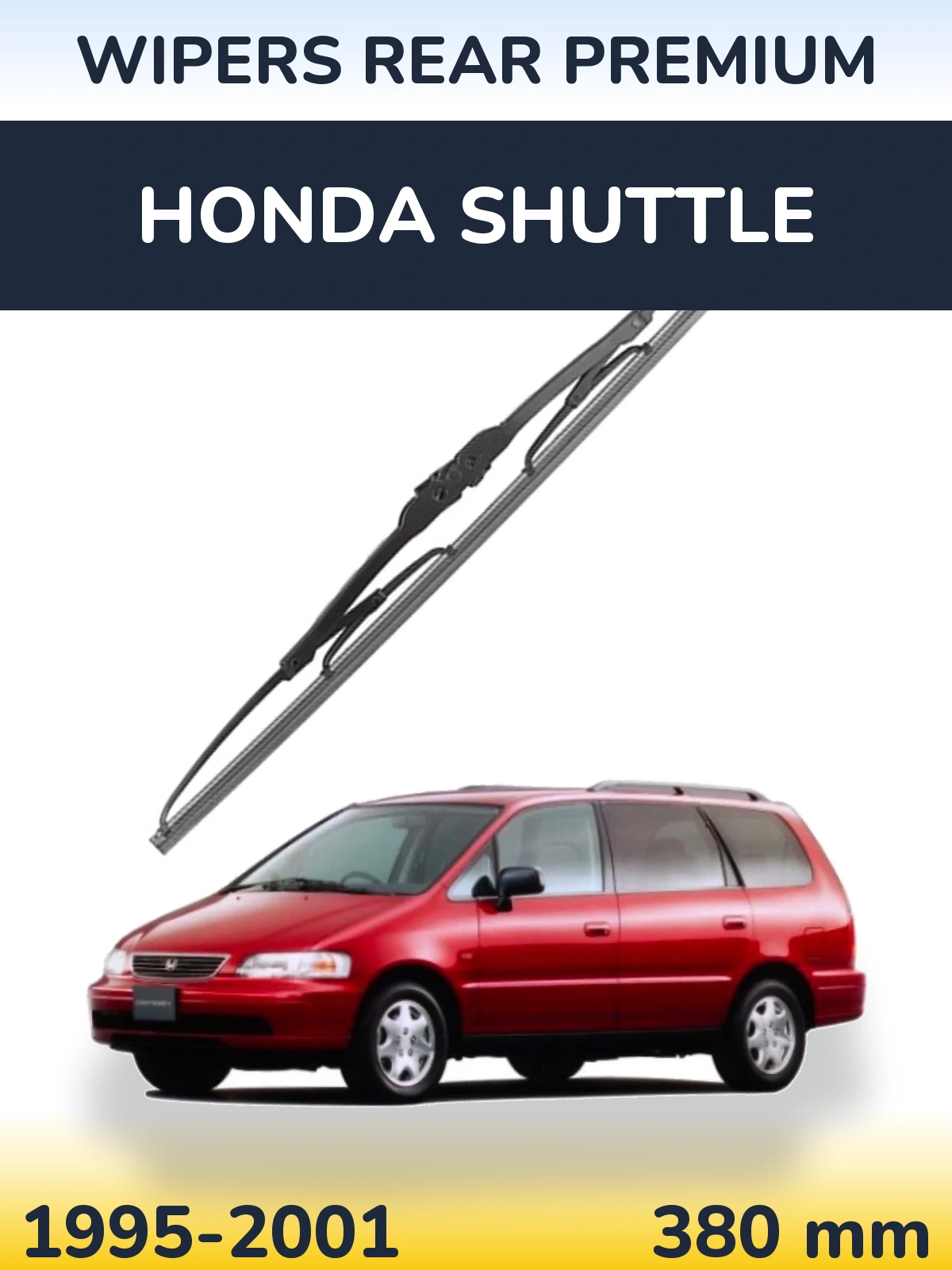 Задня щітка WIPERS REAR PREMIUM 380 мм для Honda Shuttle 1995-2001