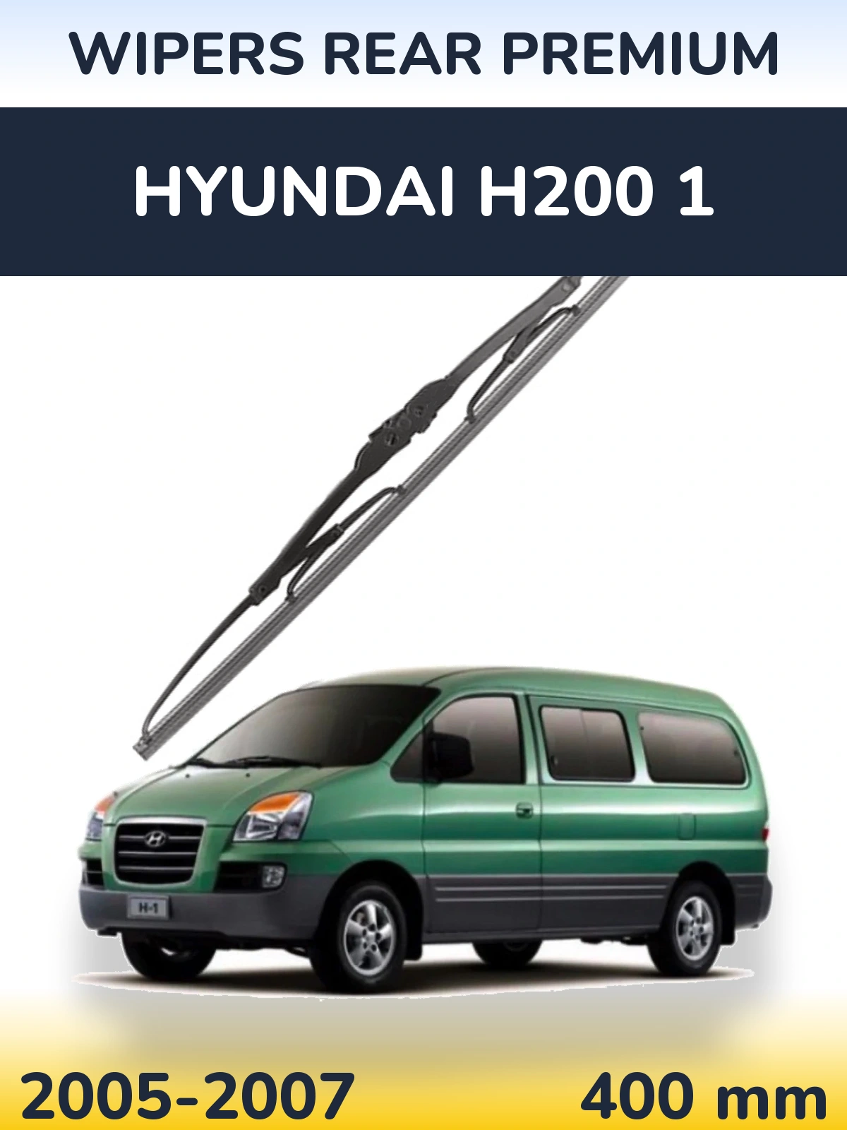 Rear wiper blade WIPERS REAR PREMIUM 400 mm for Hyundai H200 1 2005-2007