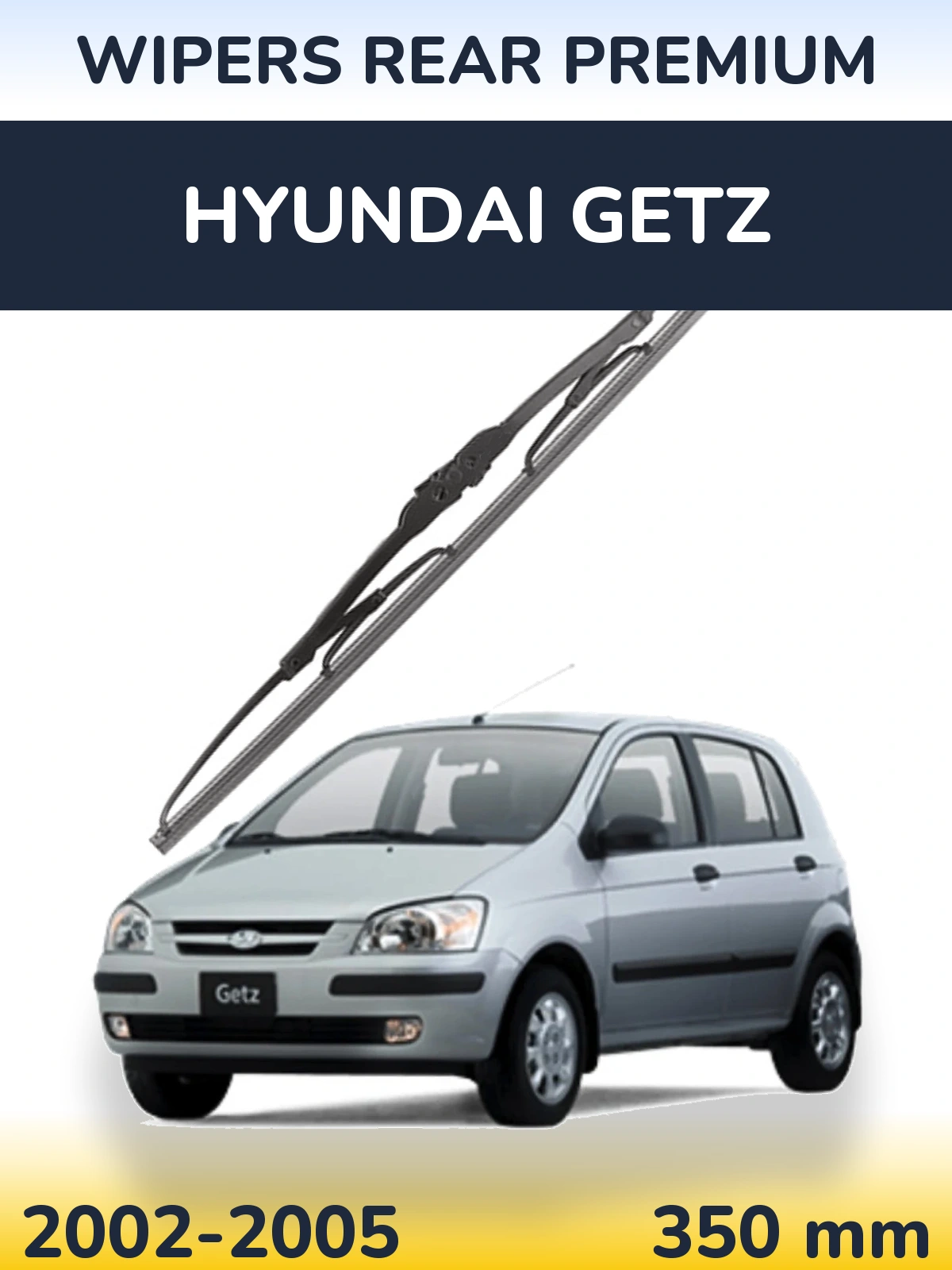 Rear wiper blade WIPERS REAR PREMIUM 350 mm for Hyundai Getz 2002-2005