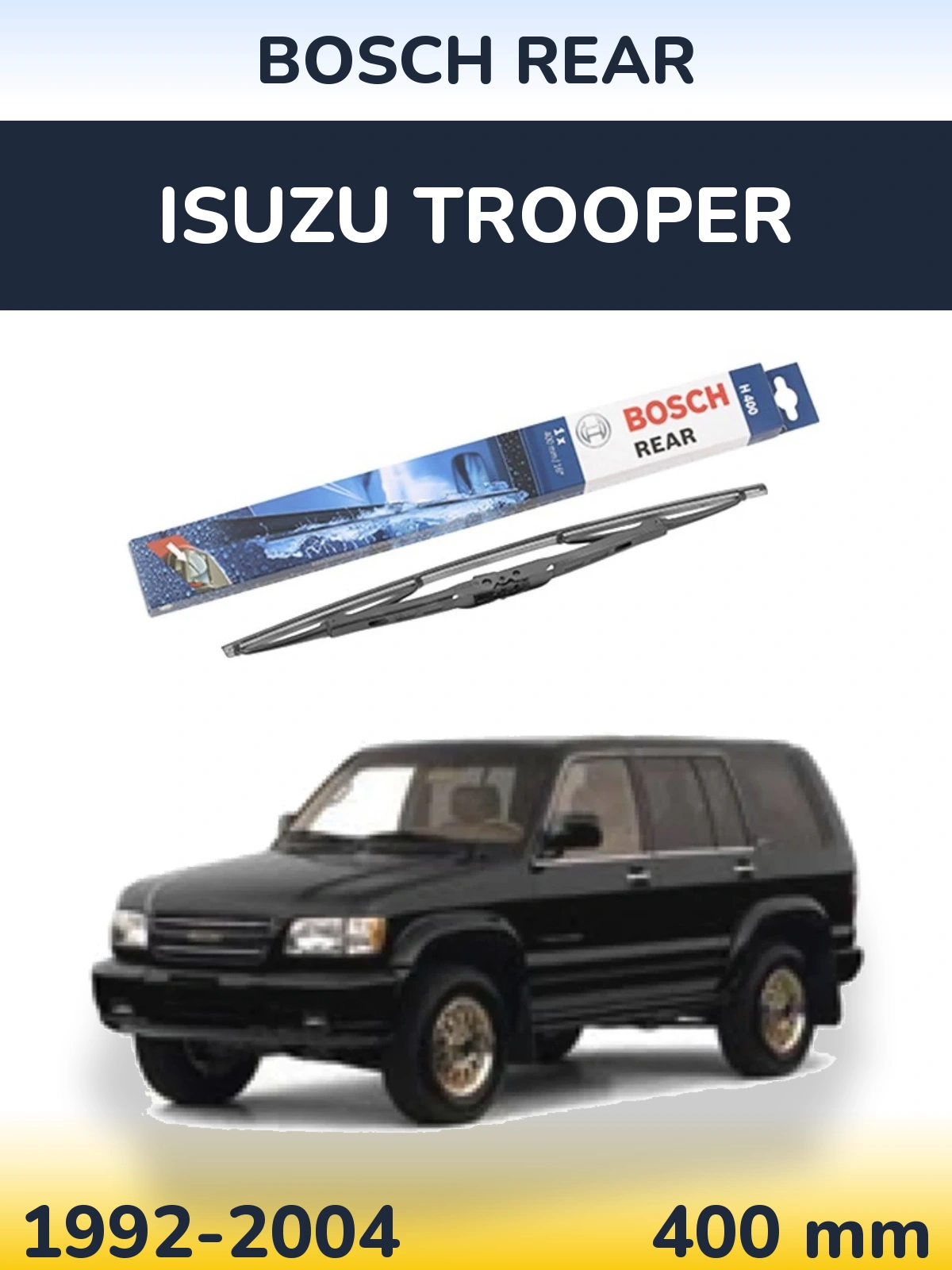 Задня щітка BOSCH Rear 400 мм для Isuzu Trooper 1992-2004
