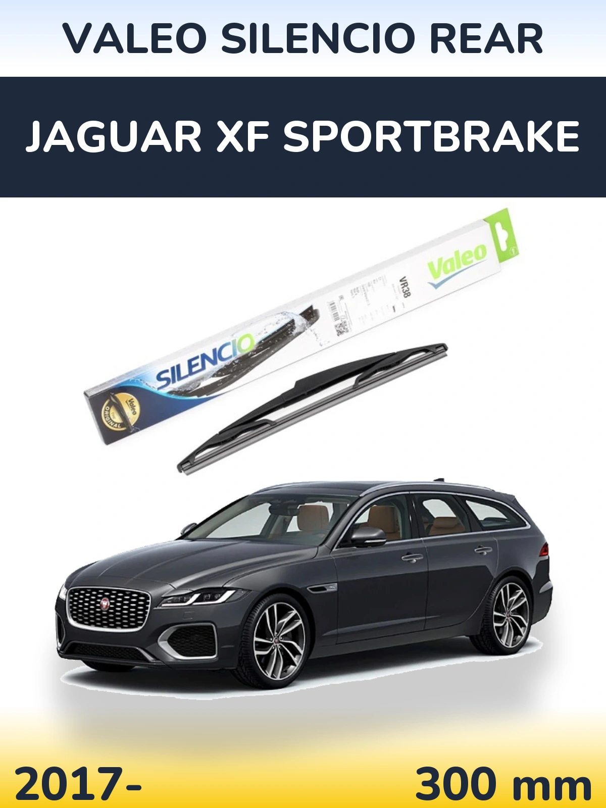 Задня щітка Valeo Silencio Rear 300 мм для Jaguar XF Sportbrake 2017-2026