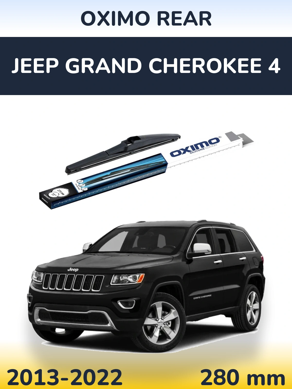 Rear wiper blade Oximo Rear 280 mm for Jeep Grand Cherokee 4 2013-2022