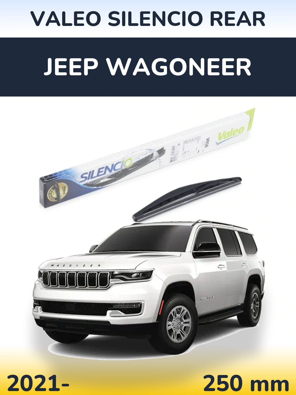 Задний дворник Valeo Silencio Rear 240 мм для Jeep Wagoneer 2021-2026