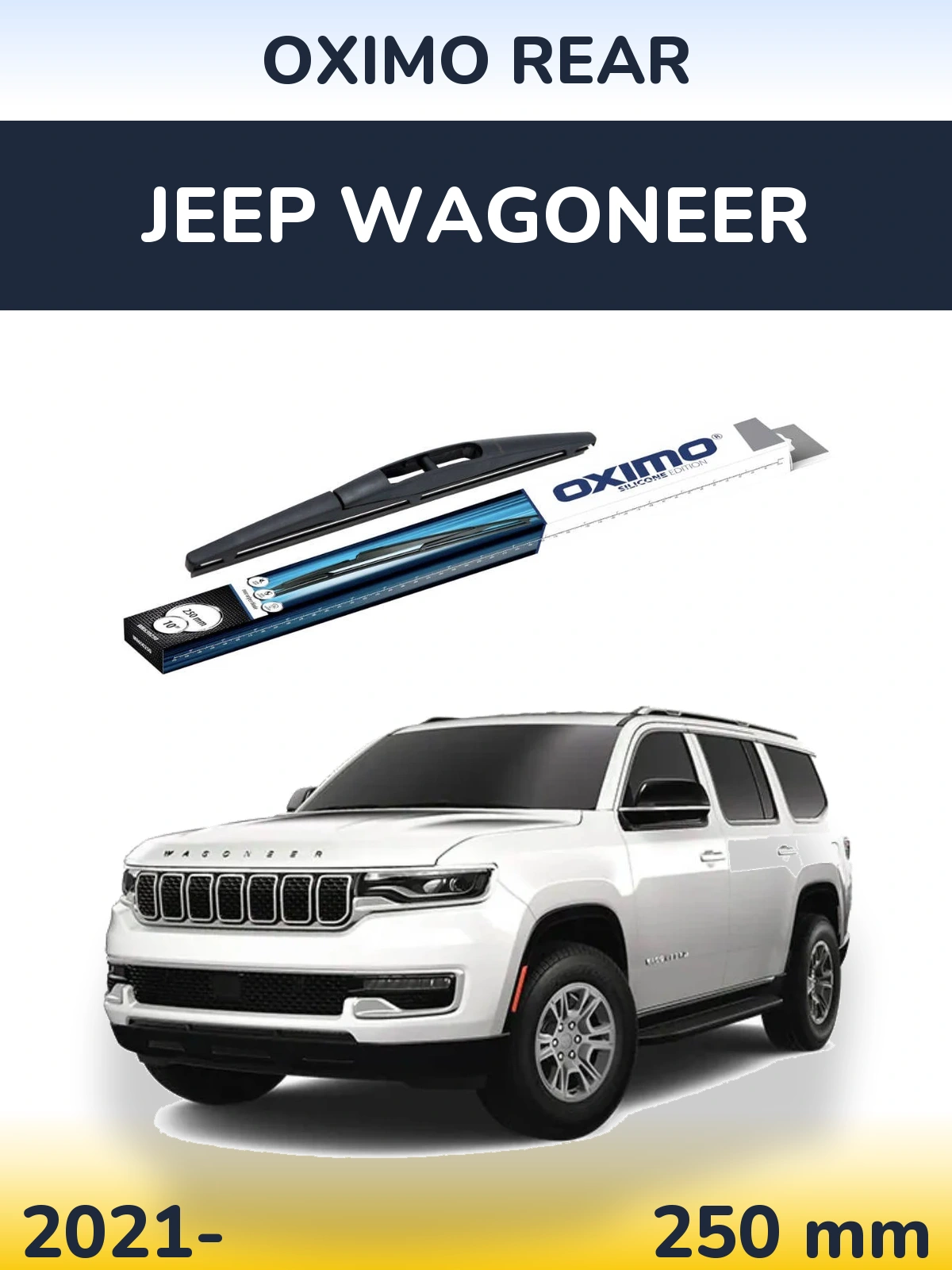 Задний дворник Oximo Rear 250 мм для Jeep Wagoneer 2021-2026