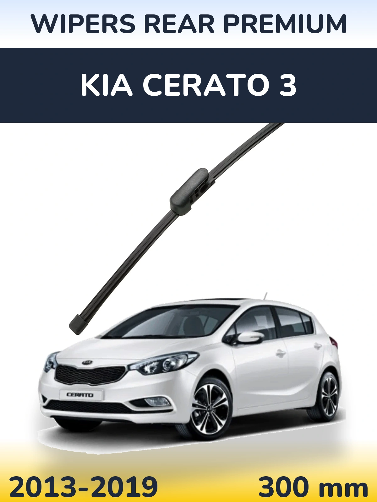 Rear wiper blade WIPERS REAR PREMIUM 300 mm for KIA Cerato 3 2013-2019