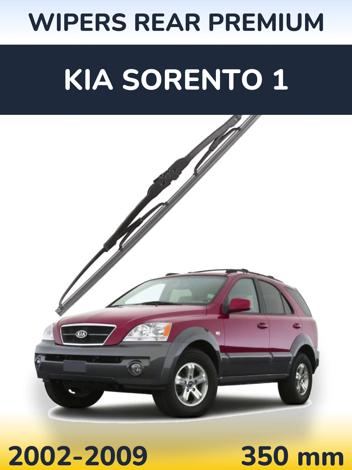 Rear wiper blade WIPERS REAR PREMIUM 350 mm for KIA Sorento 1 2002-2009