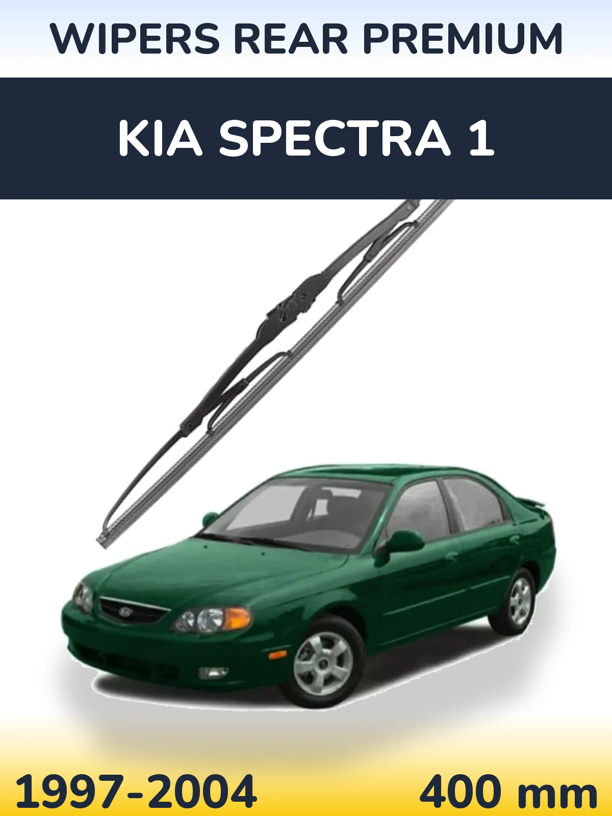 Rear wiper blade WIPERS REAR PREMIUM 400 mm for KIA Spectra 1 1997-2004