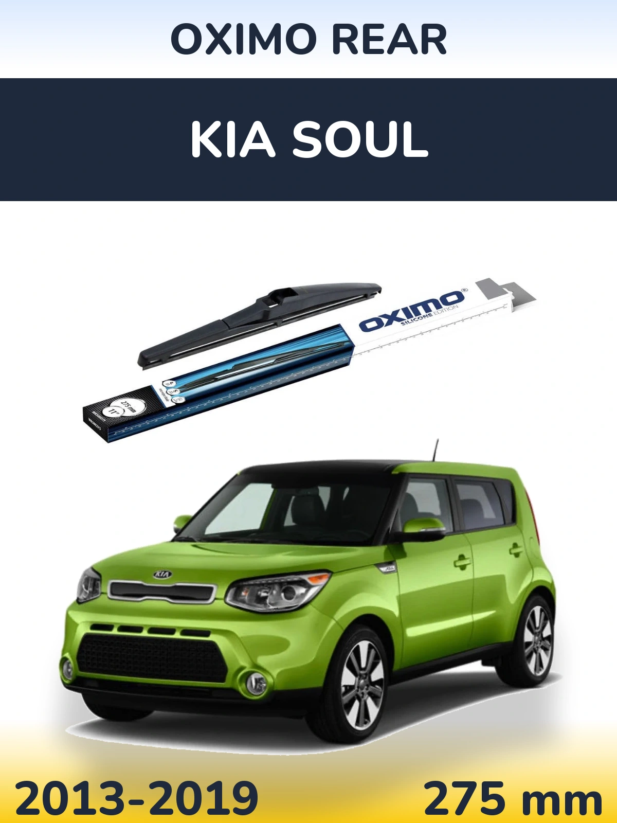 Rear wiper blade Oximo Rear 280 mm for KIA Soul 2013-2019