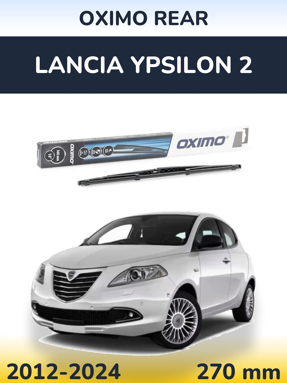 Rear wiper blade Oximo Rear 360 mm for Lancia Ypsilon 2 2012-2024