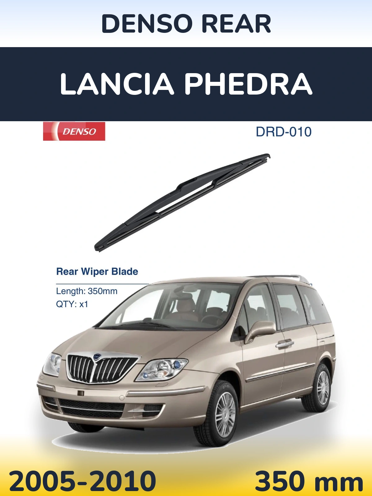 Задний дворник Denso Rear 350 мм для Lancia Phedra 2005-2010