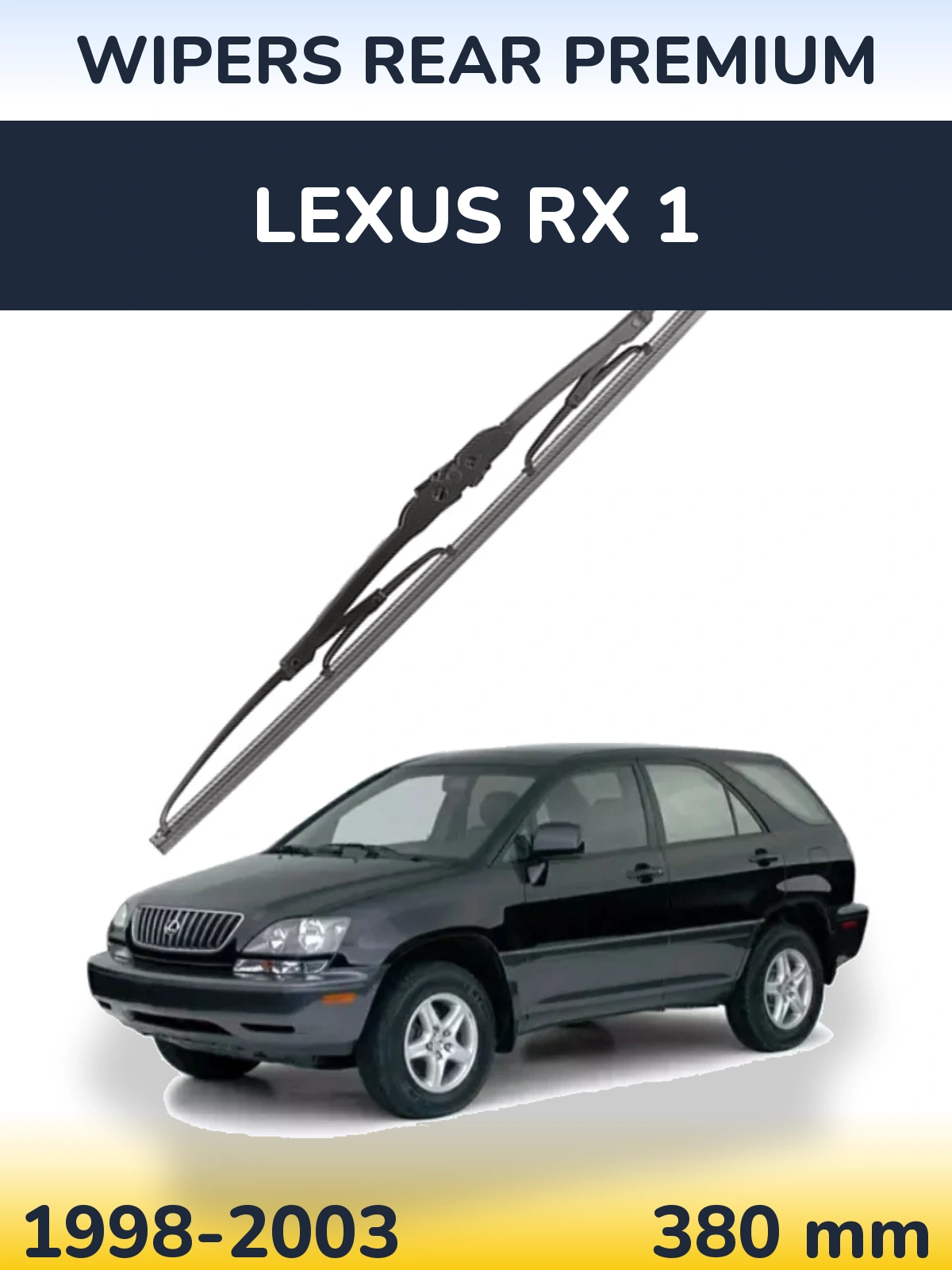 Задний дворник WIPERS REAR PREMIUM 380 мм для Lexus RX 1 1998-2003