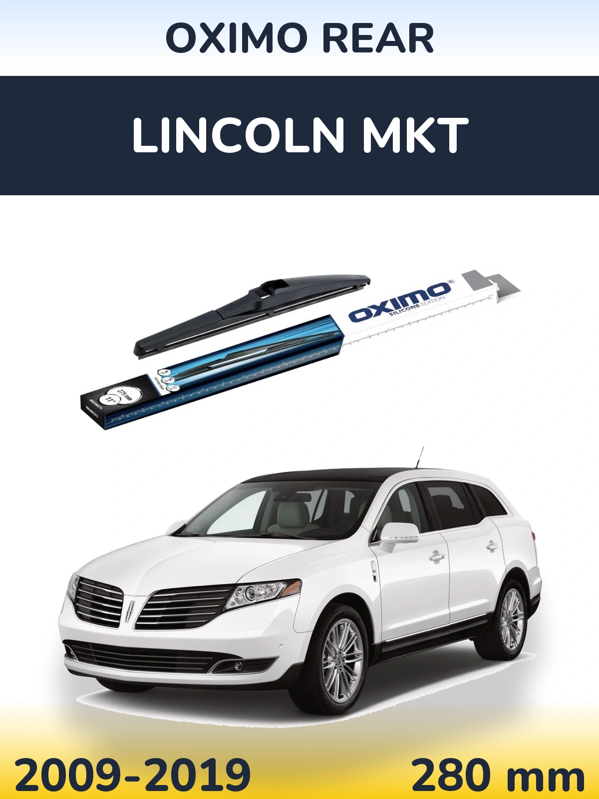 Задний дворник Oximo Rear 280 мм для Lincoln MKT 2009-2019