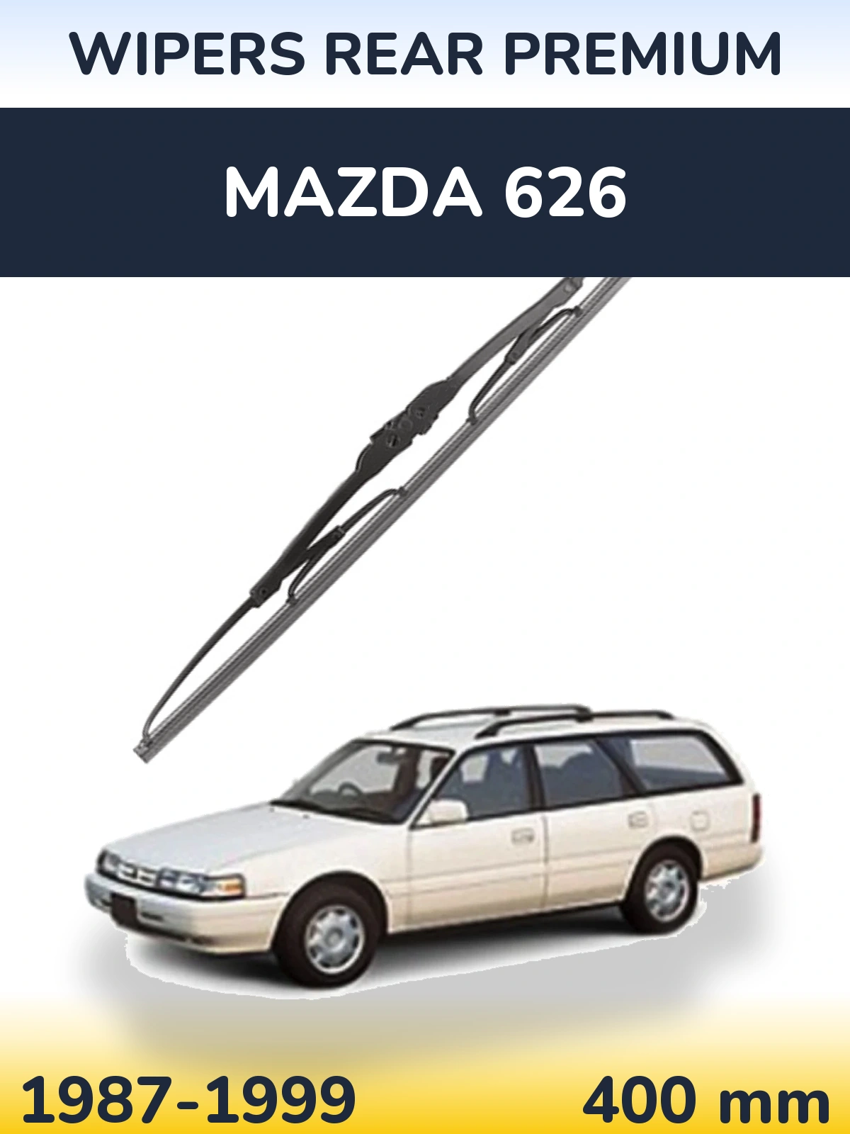 Rear wiper blade WIPERS REAR PREMIUM 400 mm for Mazda 626 1987-1999