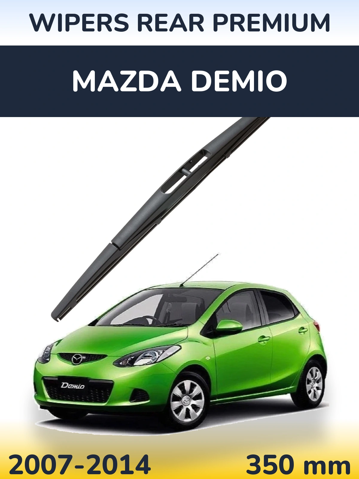 Rear wiper blade WIPERS REAR PREMIUM 350 mm for Mazda Demio 2007-2014