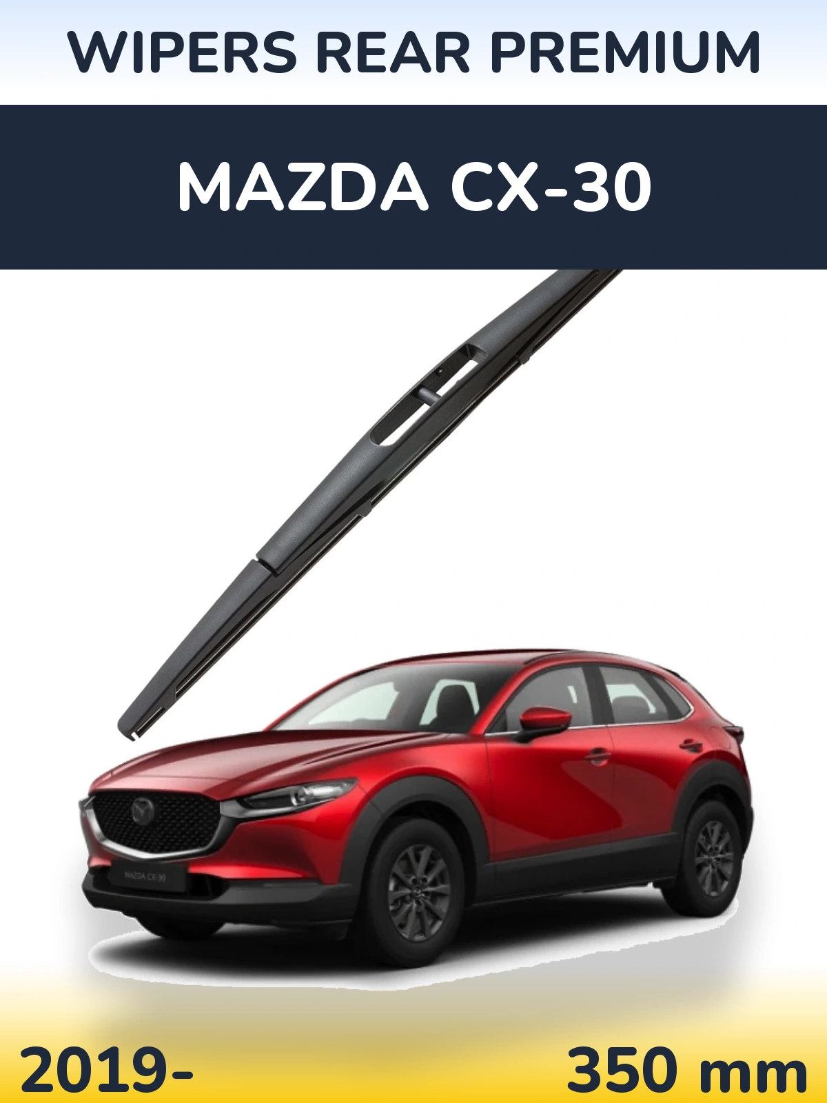 Rear wiper blade WIPERS REAR PREMIUM 350 mm for Mazda CX-30 2019-2026