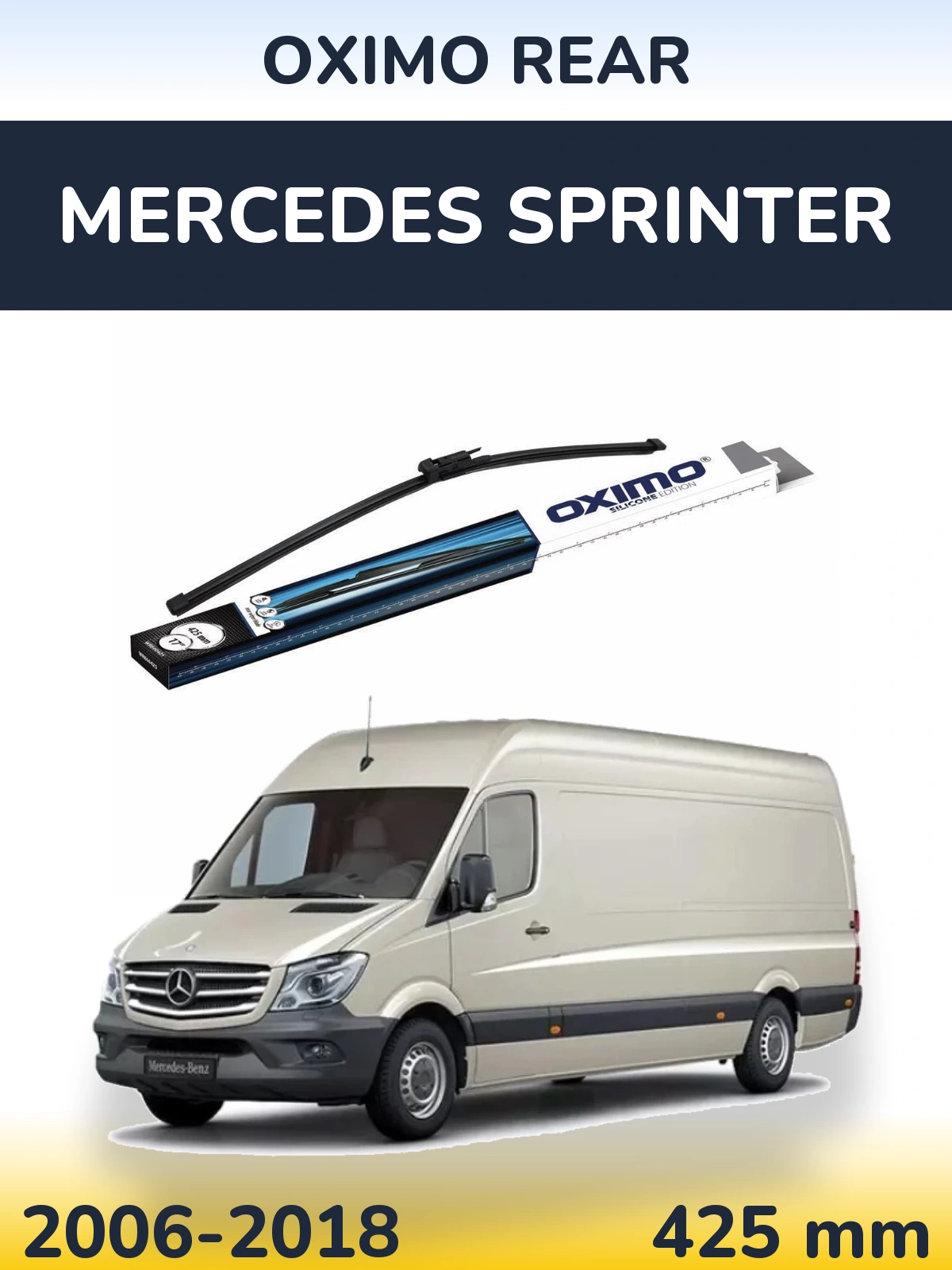 Rear wiper blade Oximo Rear 425 mm for Mercedes Sprinter 2006-2018