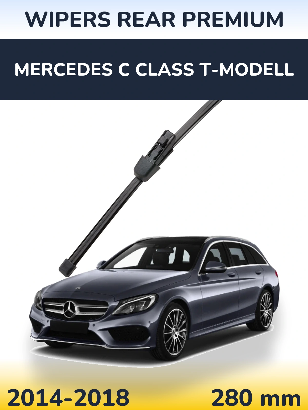 Rear wiper blade WIPERS REAR PREMIUM 280 mm for Mercedes C Class T-Modelisl 2014-2018