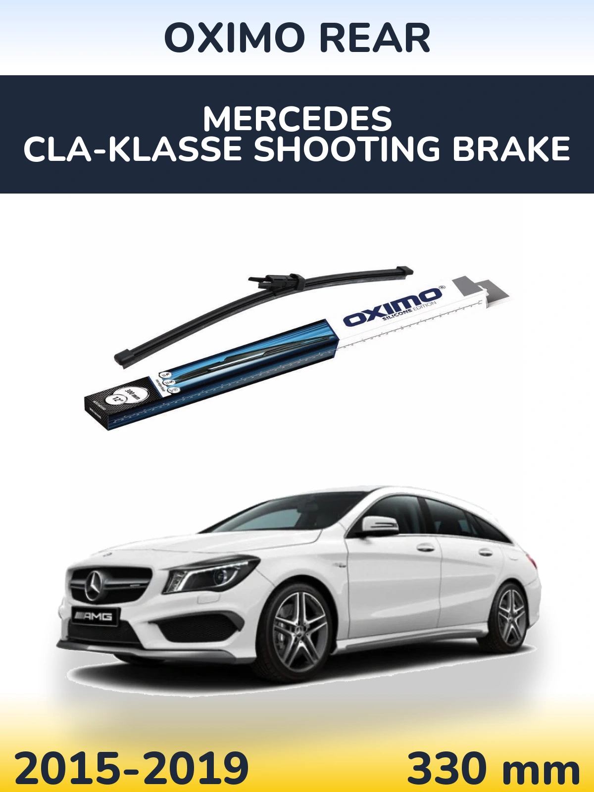 Rear wiper blade Oximo Rear 300 mm for Mercedes CLA-Klasse Shooting Brake 2015-2019