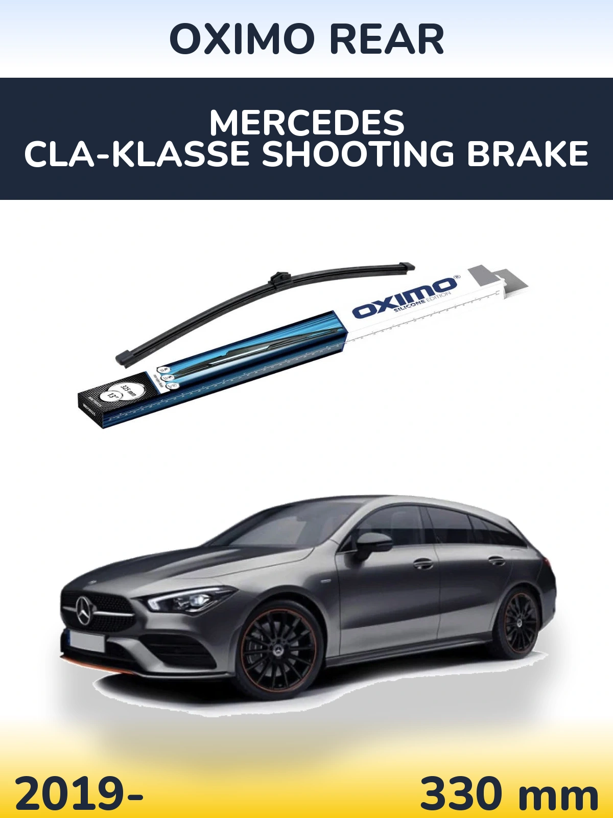 Rear wiper blade Oximo Rear 325 mm for Mercedes CLA-Klasse Shooting Brake 2019-2026