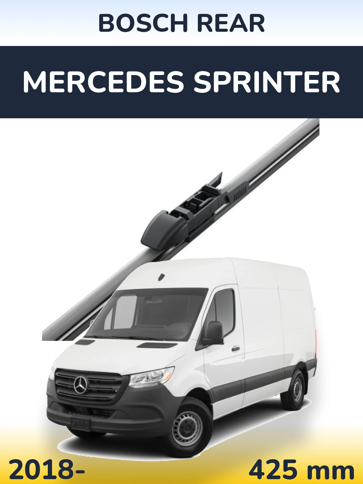 Задня щітка BOSCH Rear 425 мм для Mercedes Sprinter 2018-2026