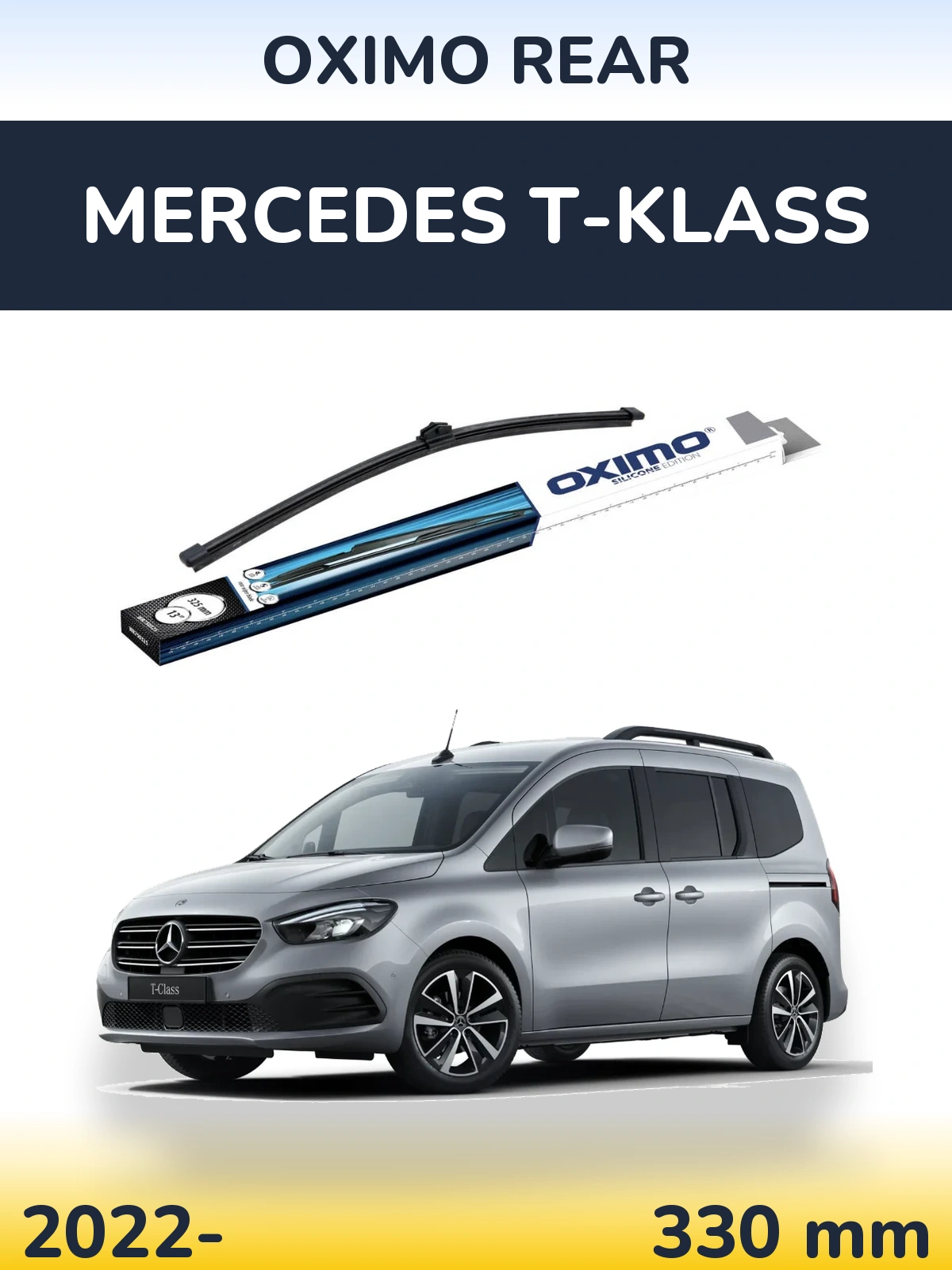 Rear wiper blade Oximo Rear 325 mm for Mercedes T-Klass 2022-2026