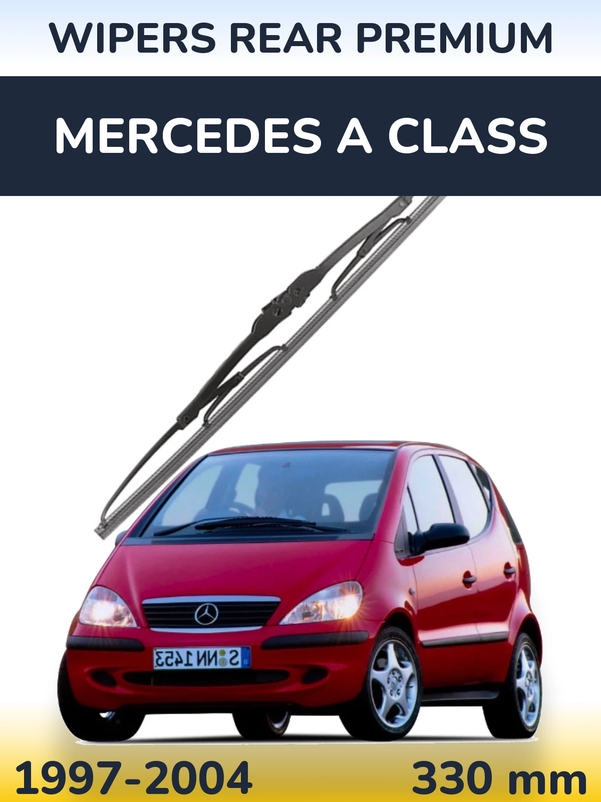 Rear wiper blade WIPERS REAR PREMIUM 330 mm for Mercedes A Class 1997-2004