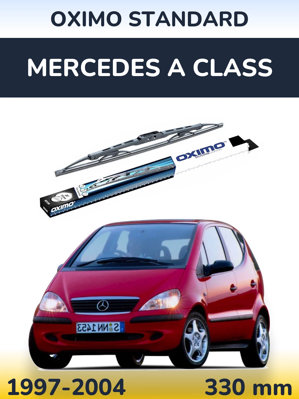 Rear wiper blade Oximo Standard 325 mm for Mercedes A Class 1997-2004