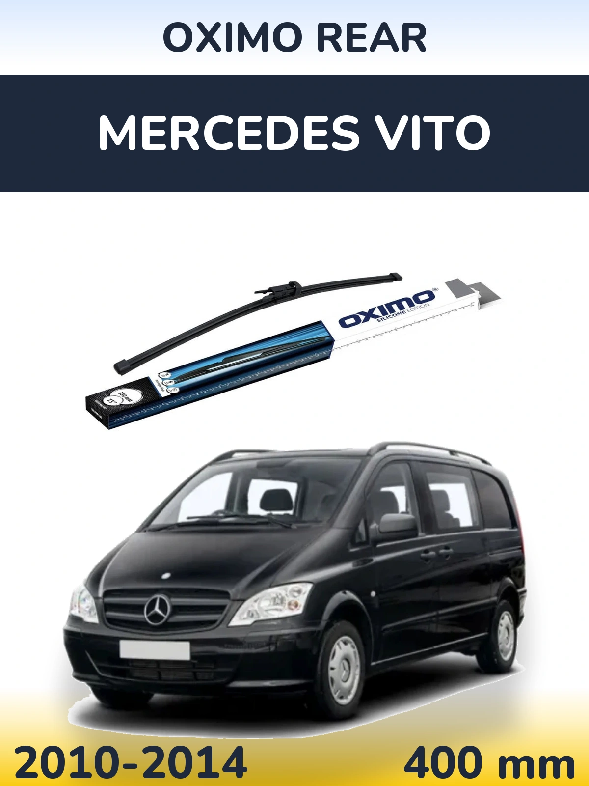 Rear wiper blade Oximo Rear 380 mm for Mercedes Vito 2010-2014