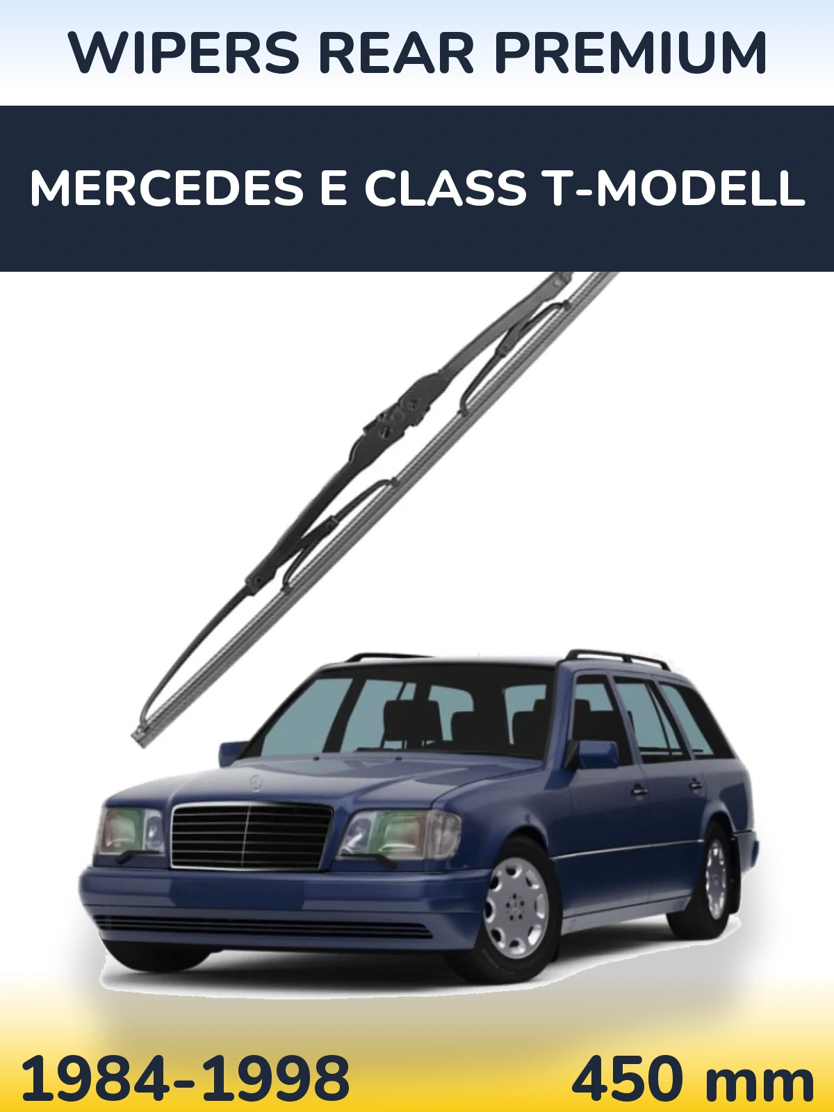 Rear wiper blade WIPERS REAR PREMIUM 450 mm for Mercedes E Class T-Modell 1984-1998