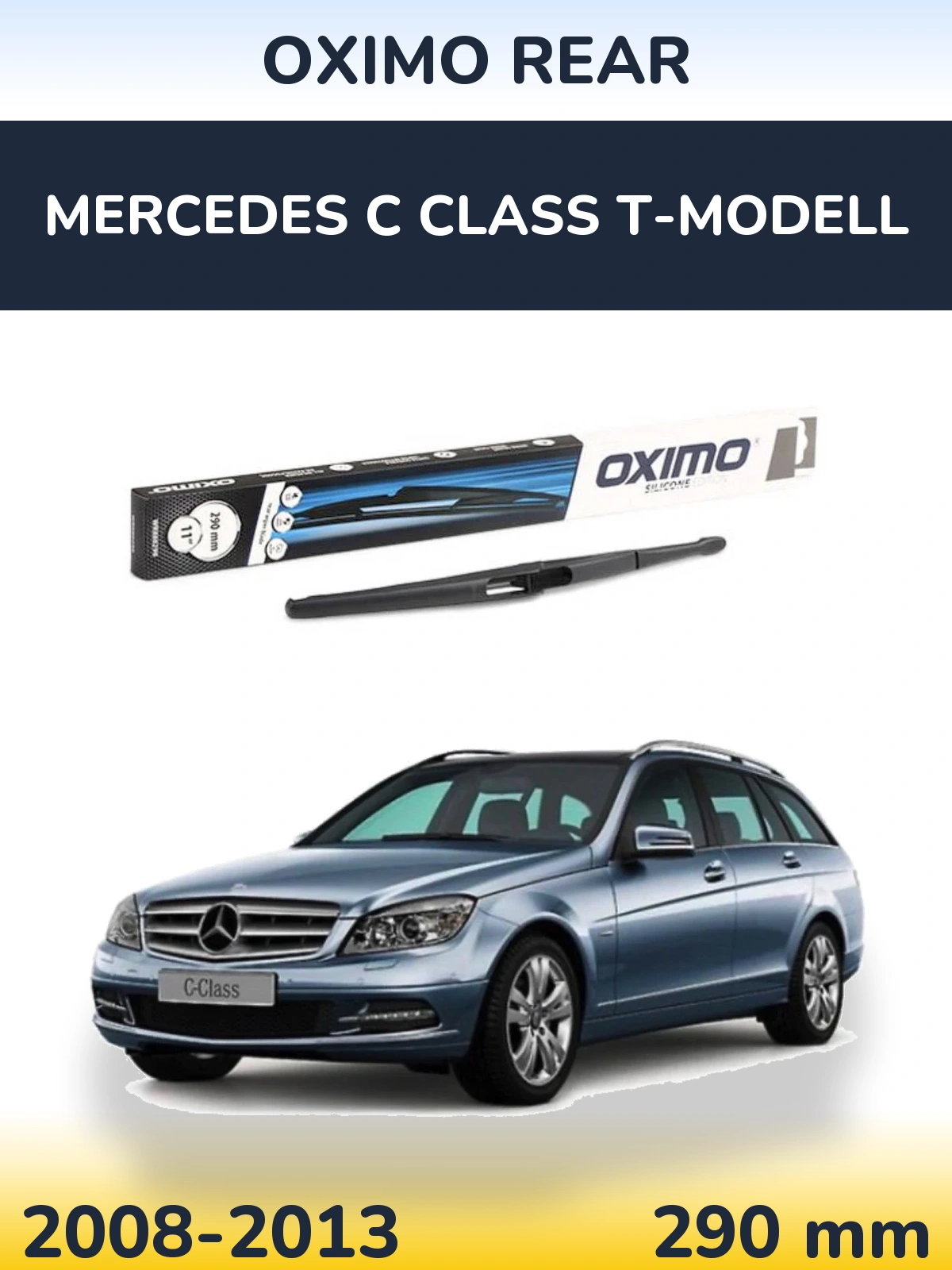 Rear wiper blade Oximo Rear 290 mm for Mercedes C Class T-Modelisl 2008-2013