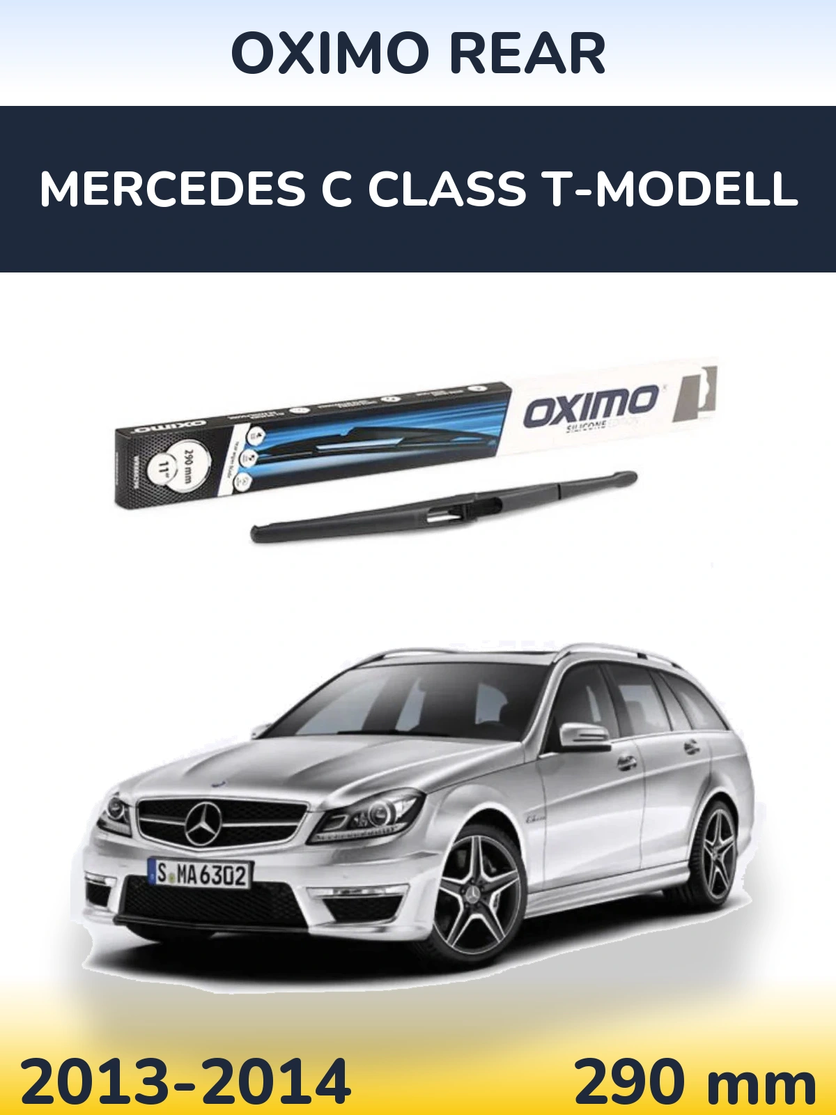 Rear wiper blade Oximo Rear 290 mm for Mercedes C Class T-Modell 2013-2014