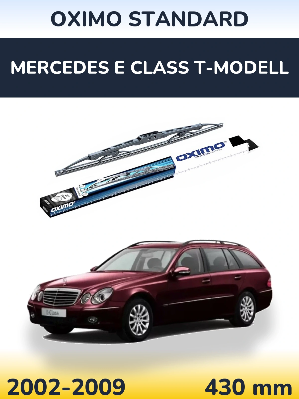 Rear wiper blade Oximo Standard 425 mm for Mercedes E Class T-Modell 2002-2009