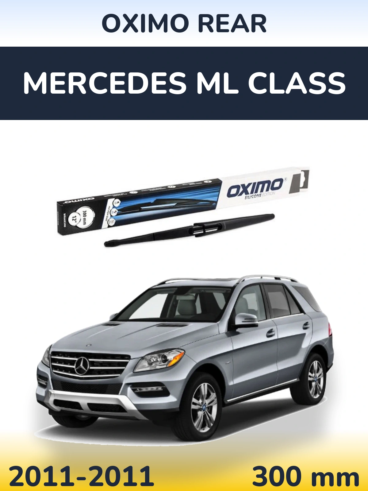Rear wiper blade Oximo Rear 300 mm for Mercedes ML Class 2011-2011