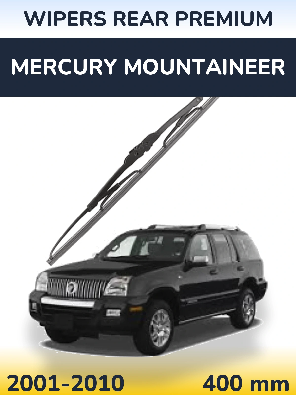 Rear wiper blade WIPERS REAR PREMIUM 400 mm for Mercury Mountaineer 2001-2010