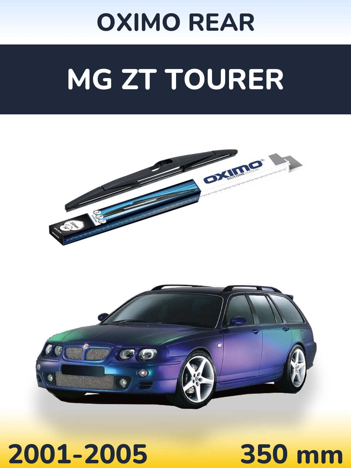 Rear wiper blade Oximo Rear 350 mm for MG ZT Tourer 2001-2005