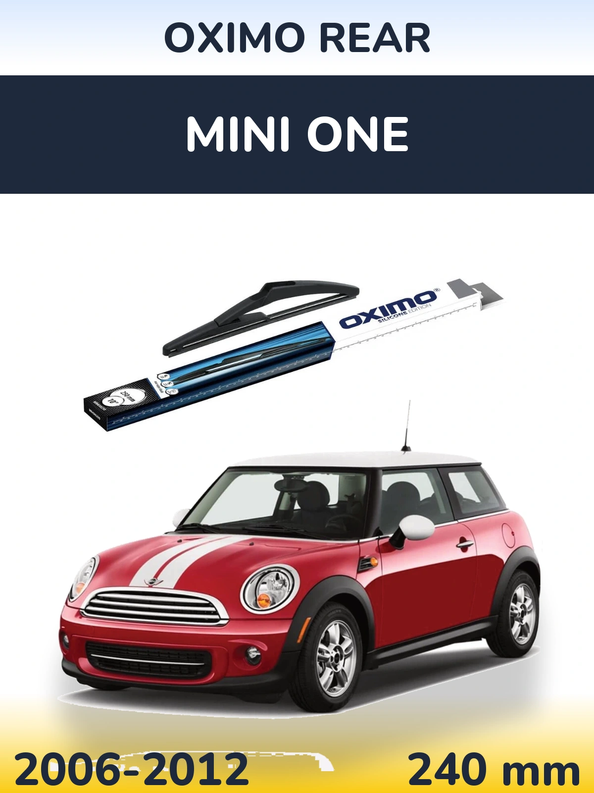 Задня щітка Oximo Rear 250 мм для MINI One 2006-2012