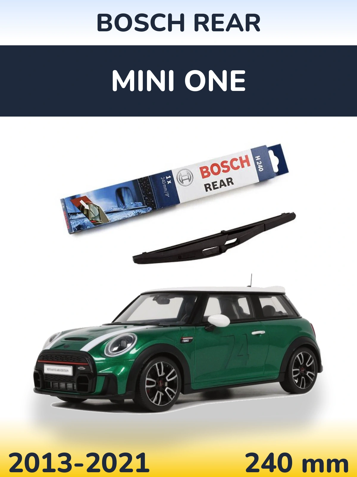 Задня щітка BOSCH Rear 240 мм для MINI One 2013-2021