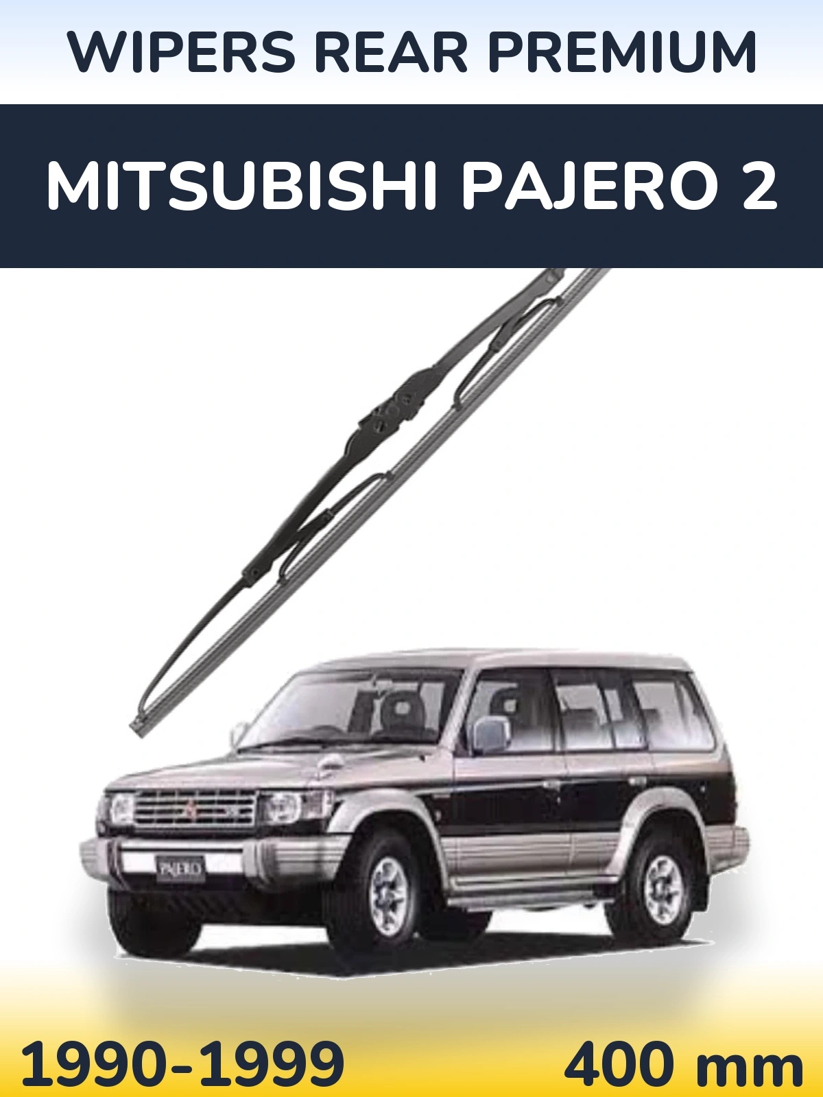 Rear wiper blade WIPERS REAR PREMIUM 400 mm for Mitsubishi Pajero 2 1990-1999