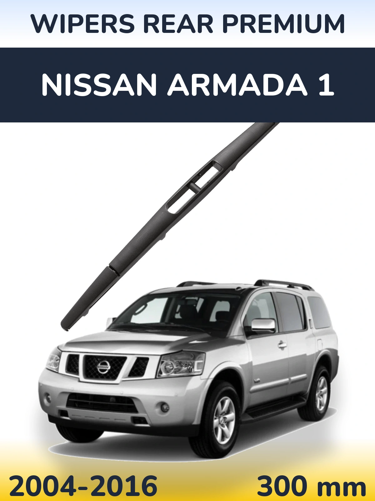 Rear wiper blade WIPERS REAR PREMIUM 300 mm for Nissan Armada 1 2004-2016