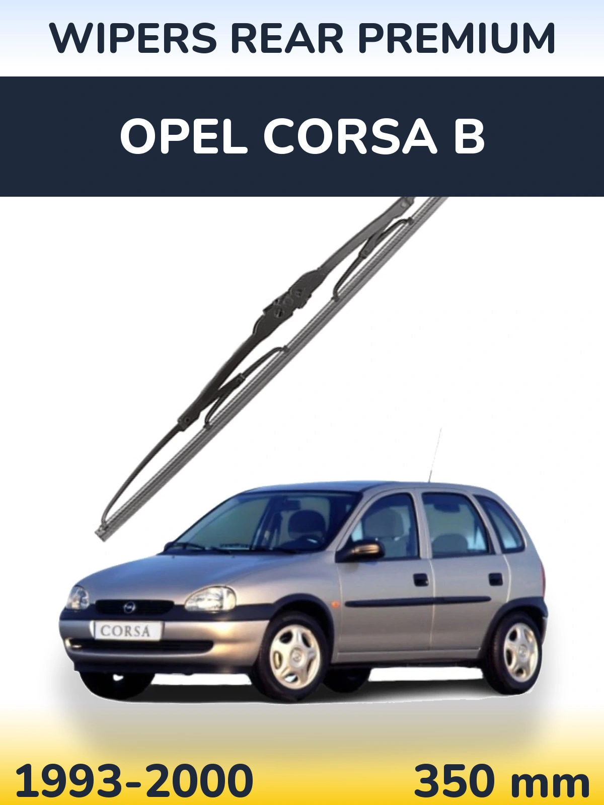 Задний дворник WIPERS REAR PREMIUM 350 мм для Opel Corsa B 1993-2000