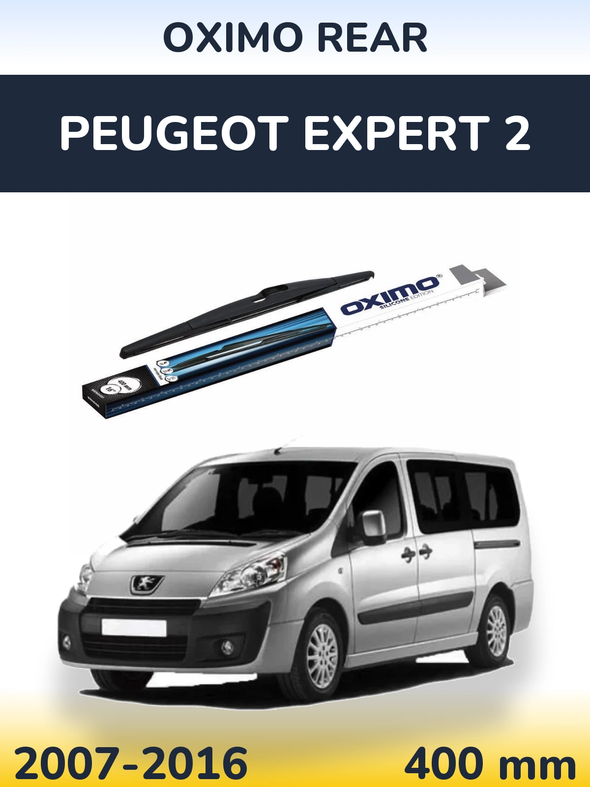 Rear wiper blade Oximo Rear 400 mm for Peugeot Expert 2 2007-2016