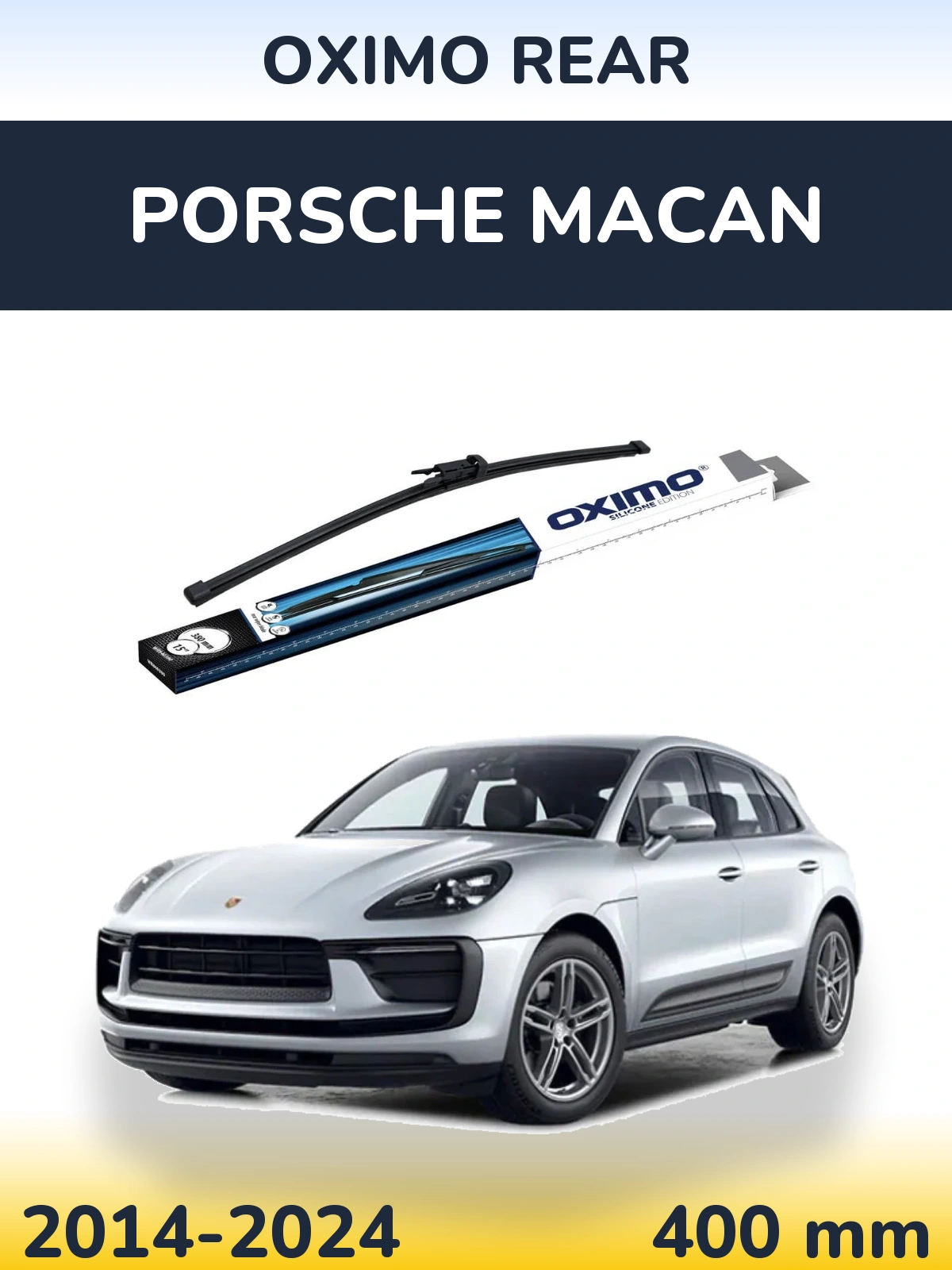 Rear wiper blade Oximo Rear 380 mm for Porsche Macan 2014-2024