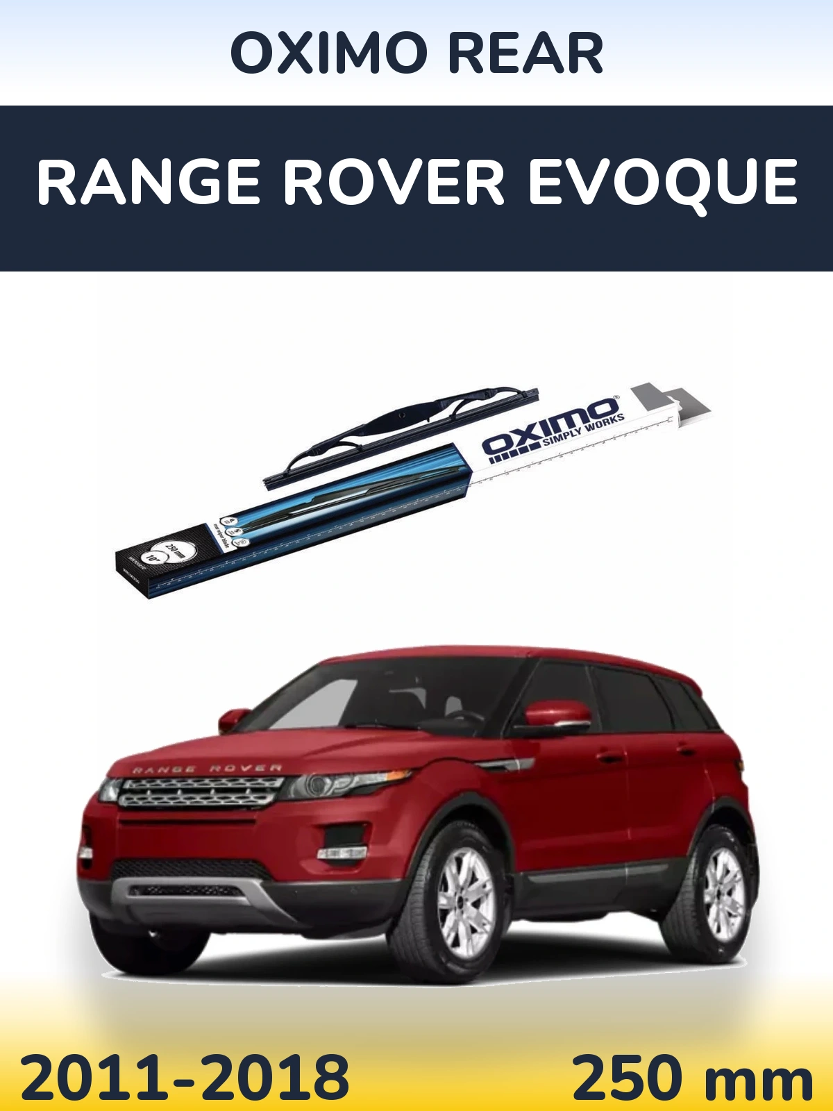 Задня щітка Oximo Rear 250 мм для Range Rover Evoque 2011-2018