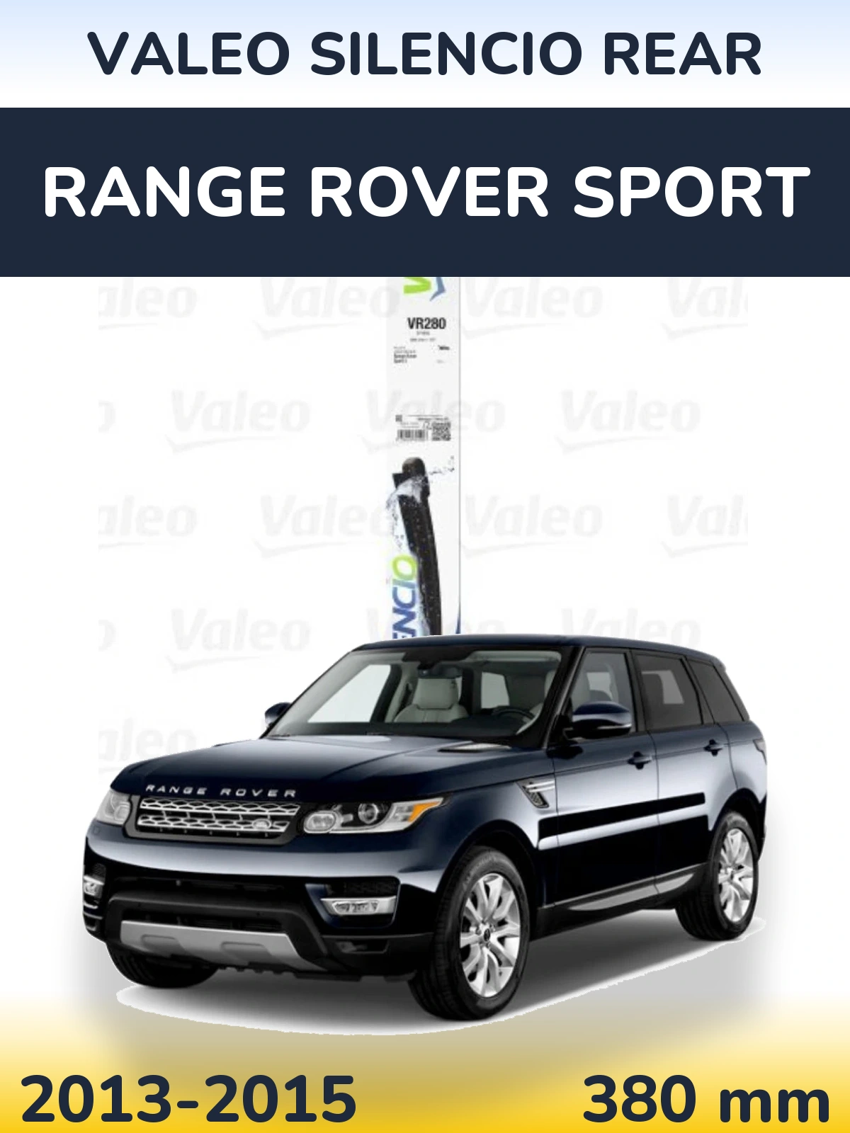 Задний дворник Valeo Silencio Rear 380 мм для Range Rover Sport 2013-2015