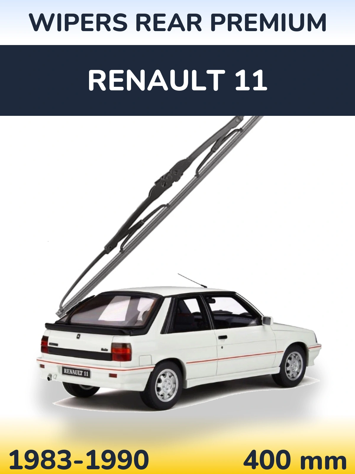 Задня щітка WIPERS REAR PREMIUM 400 мм для Renault 11 1983-1990