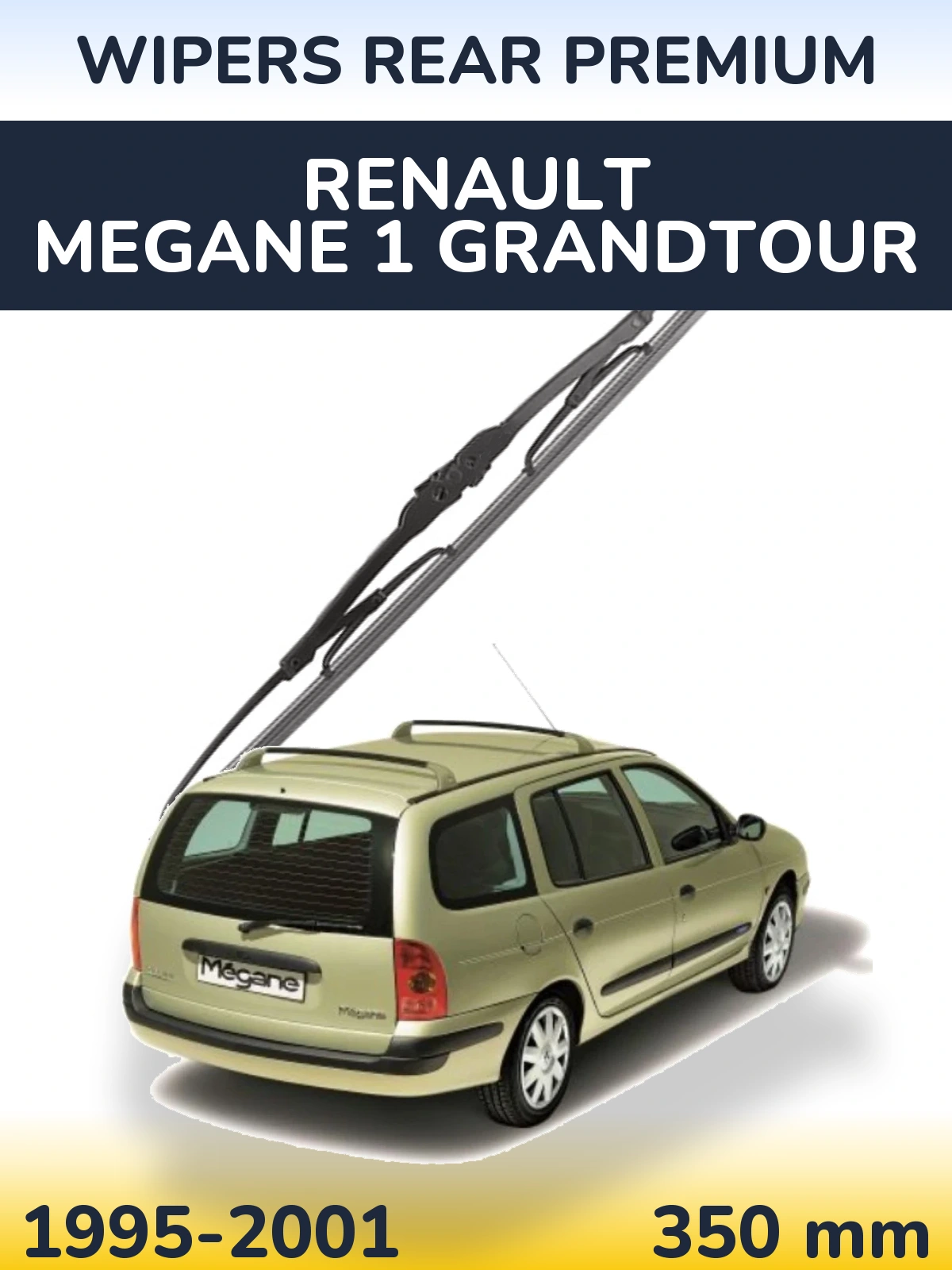 Задний дворник WIPERS REAR PREMIUM 350 мм для Renault Megane 1 Grandtour 1995-2001