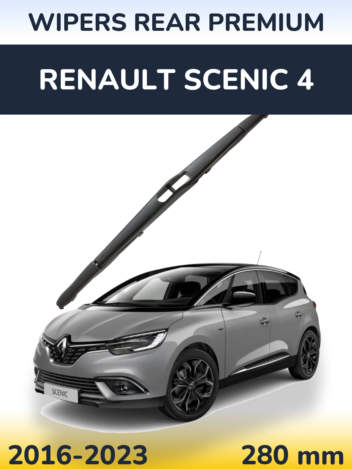 Rear wiper blade WIPERS REAR PREMIUM 280 mm for Renault Scenic 4 2016-2023
