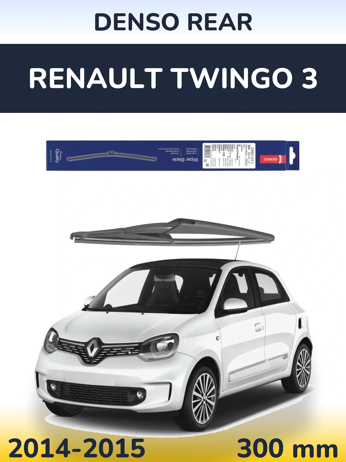 Задний дворник Denso Rear 300 мм для Renault Twingo 3 2014-2015