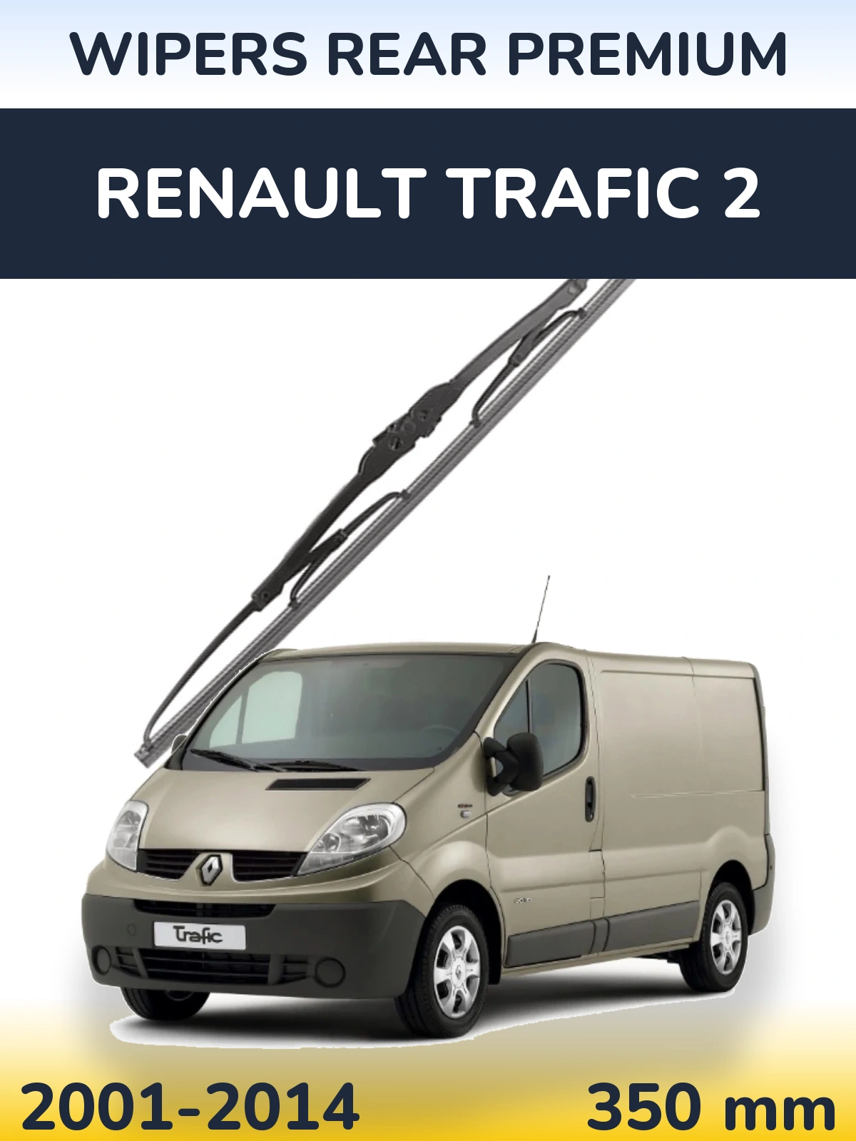 Задня щітка WIPERS REAR PREMIUM 350 мм для Renault Trafic 2 2001-2014