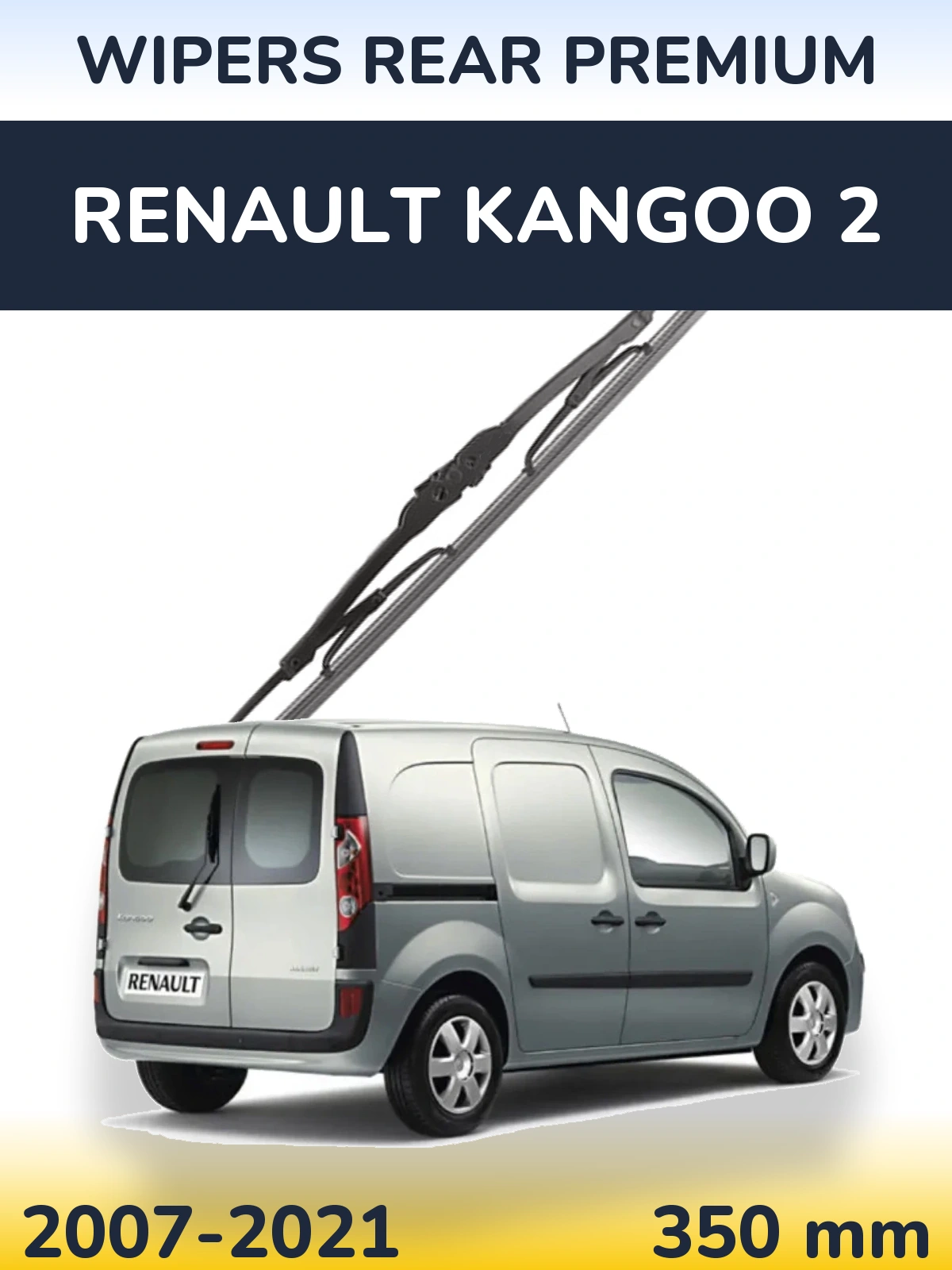 Rear wiper blade WIPERS REAR PREMIUM 350 mm for Renault Kangoo 2 2007-2021